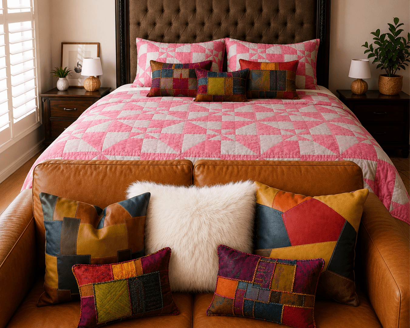 Anees Art bedsheets and cushions